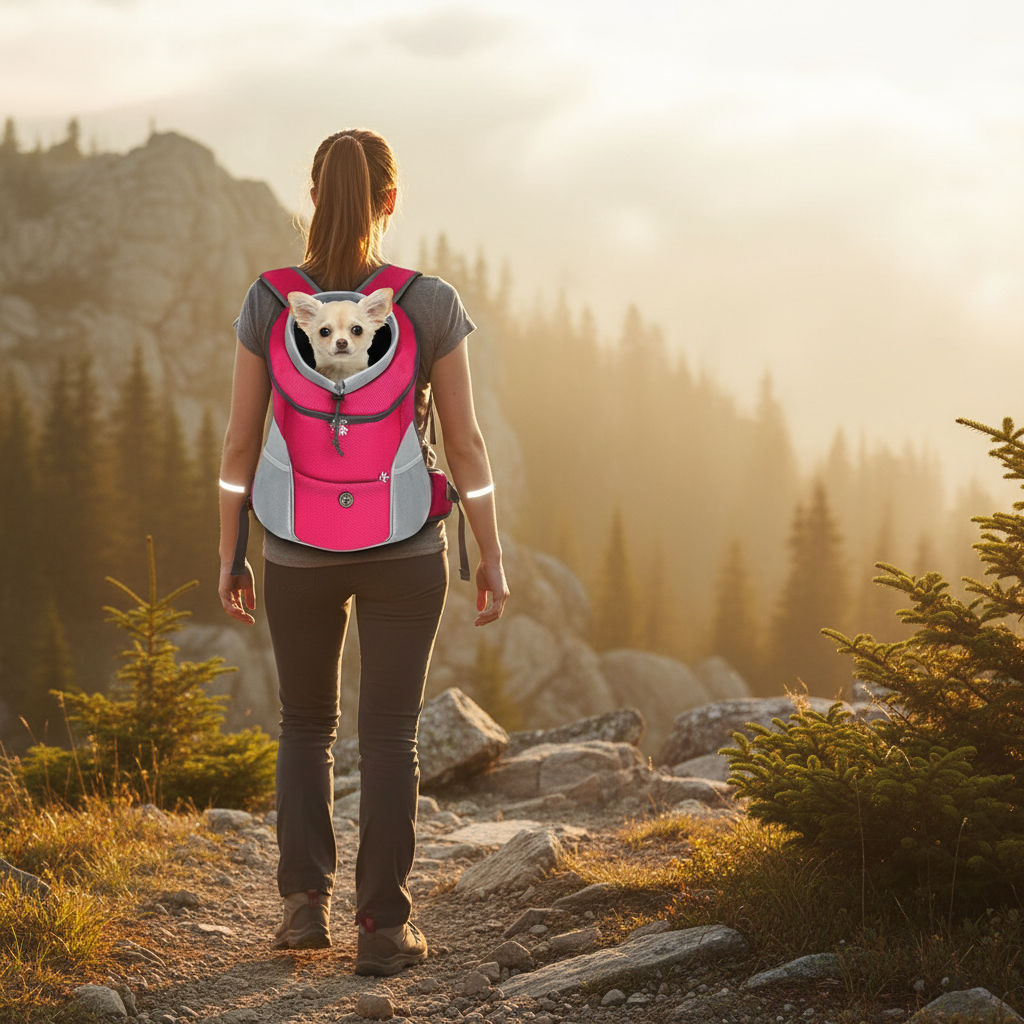 Adjustable Dog Front Backpack