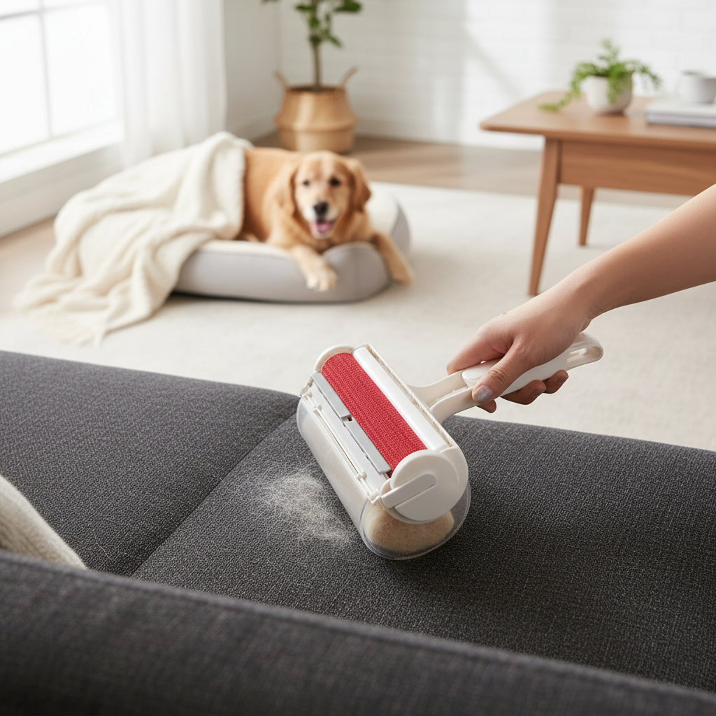 Self-Cleaning Pet Hair Roller