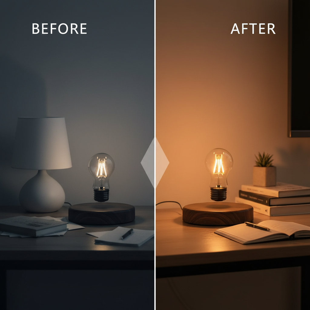 Floating Levitation Lamp