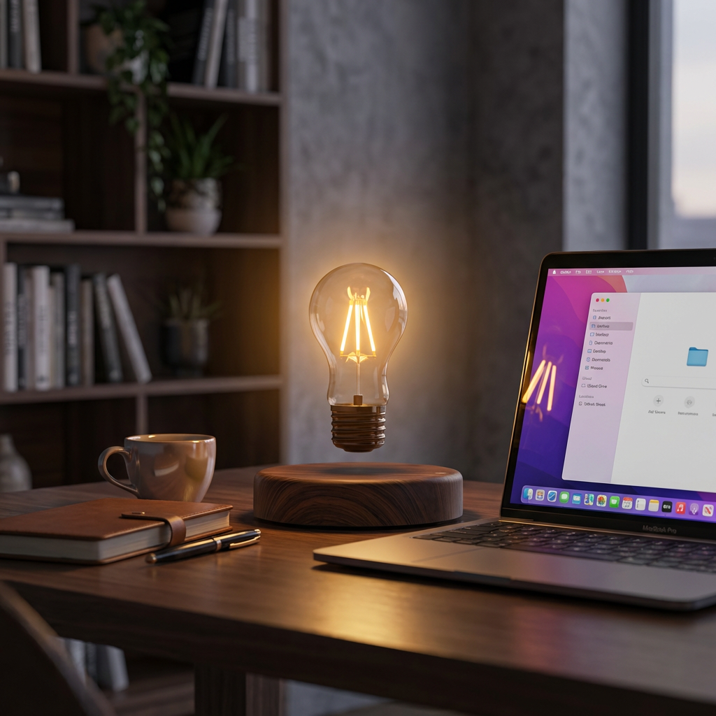 Floating Levitation Lamp