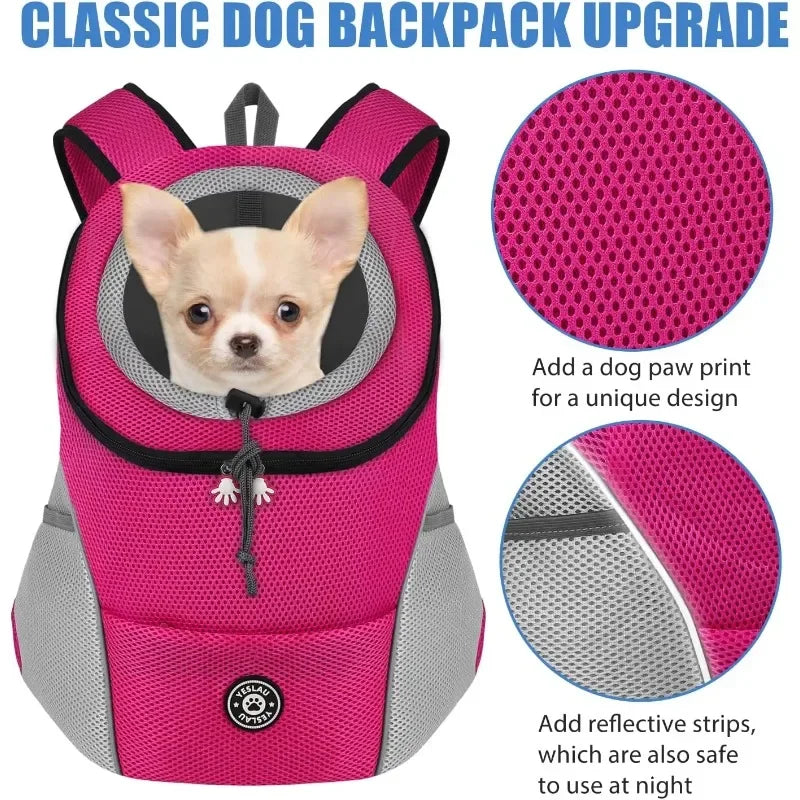 Adjustable Dog Front Backpack